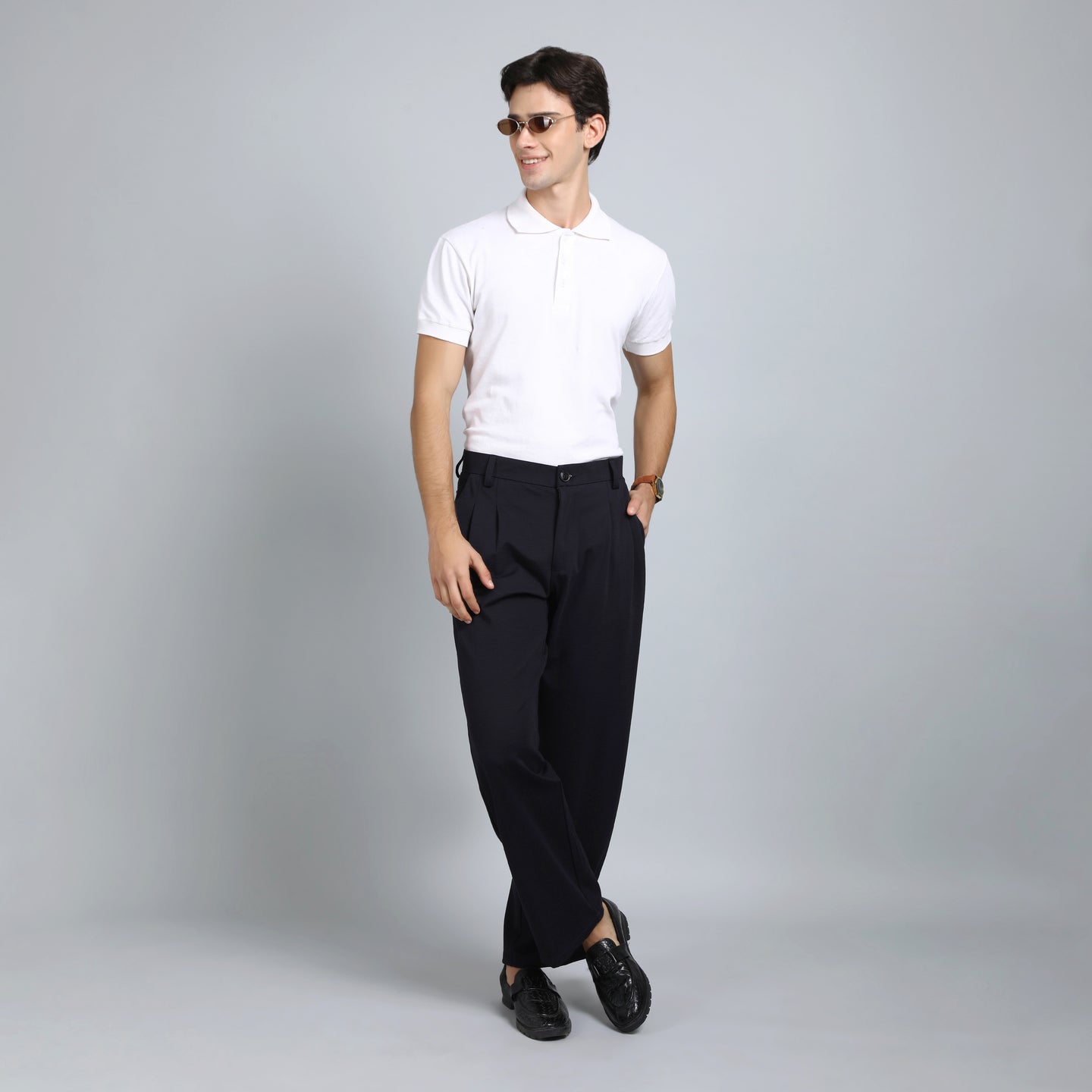 BLACK NAVY KOREAN 4794-2